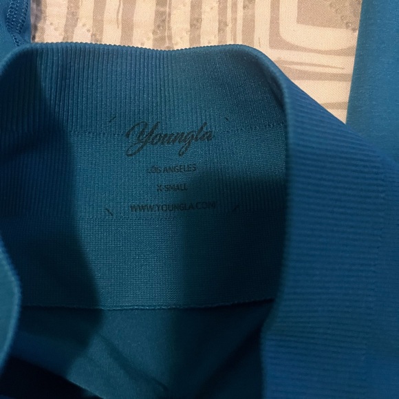 YoungLA Blue Leggings - Picture 2 of 3